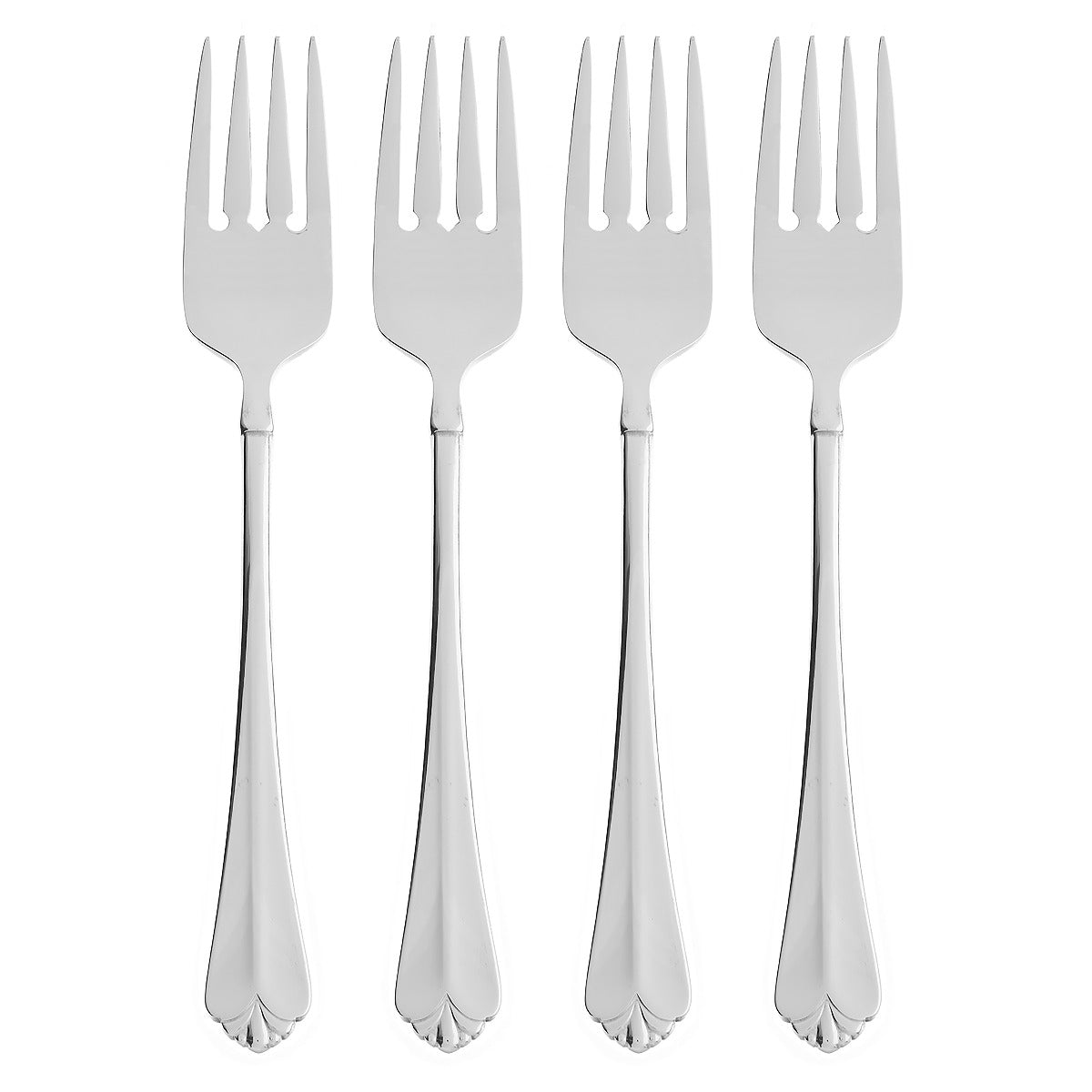 Lenox Everyday Flatware Juilliard Salad Forks, Set of 4