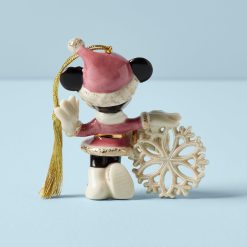 Alternative view of Lenox Everyday Flatware Personalized Minnie Mouse Snowflake Ornament