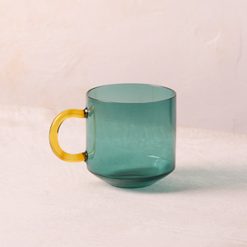 Lenox Everyday Flatware Niko Teal Glass Mug