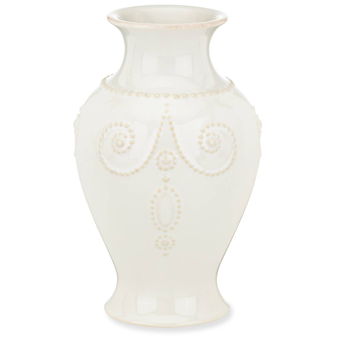Lenox Everyday Flatware French Perle White Bouquet Vase - Image 2