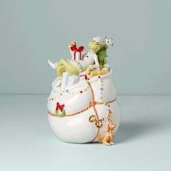 Lenox Everyday Flatware Merry Grinchmas Cookie Jar