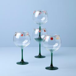 Lenox Everyday Flatware Nutcracker Ballet Balloon Wine Glasses, Set of 4