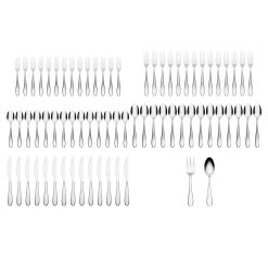 Alternative view of Lenox Everyday Flatware Delia 72-Piece Flatware Set
