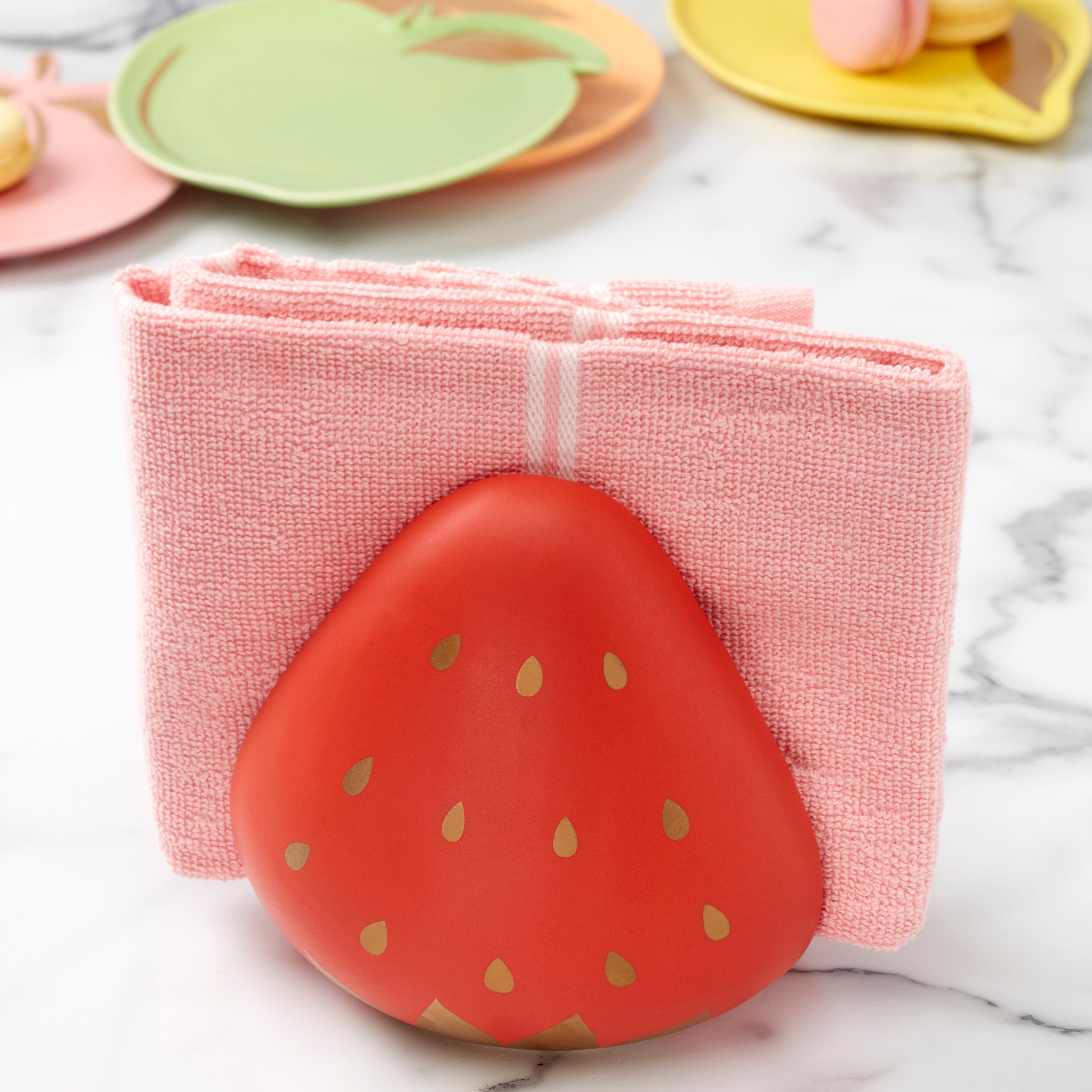 Lenox Everyday Flatware Tutti Fruity Strawberry Sponge/Napkin Holder - Image 6