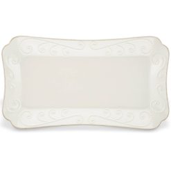 Alternative view of Lenox Everyday Flatware French Perle White Hors d'Oeuvres Tray