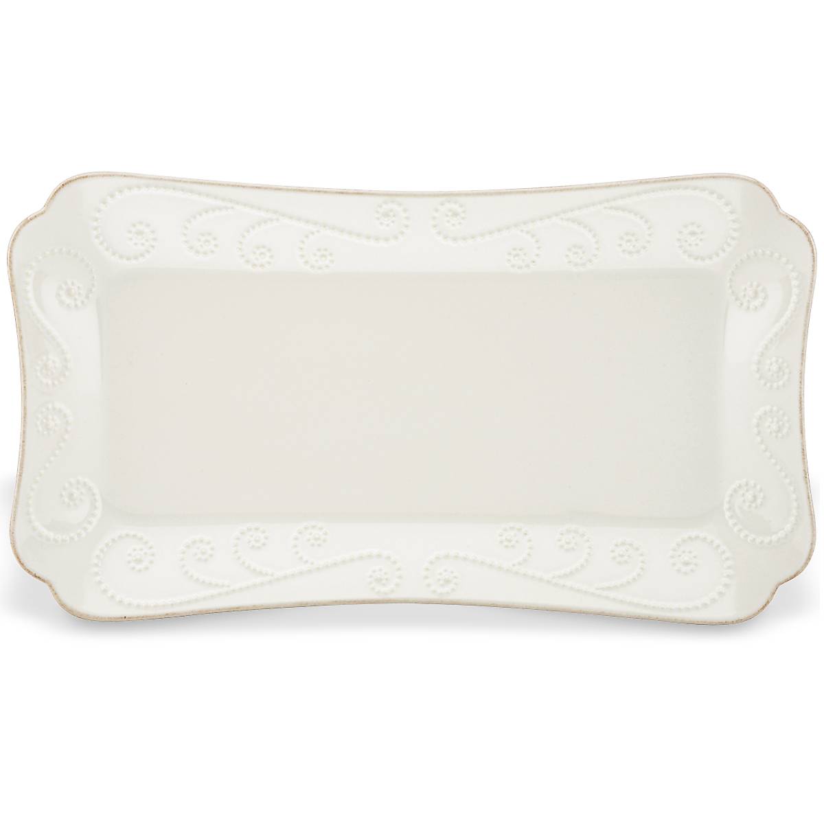 Lenox Everyday Flatware French Perle White Hors d'Oeuvres Tray - Image 2