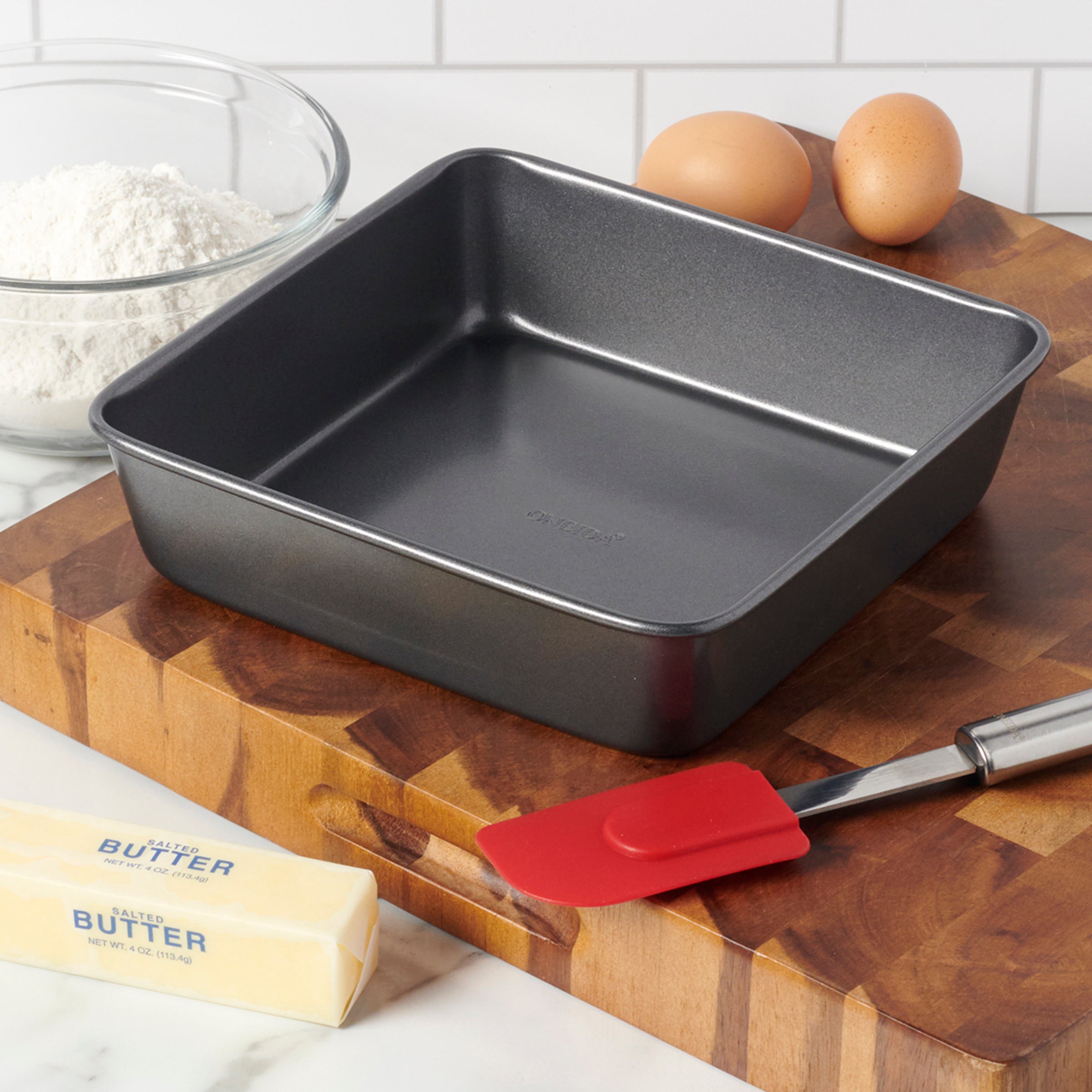 Lenox Everyday Flatware Bliss Bakeware 8 Square Cake Pan - Image 2