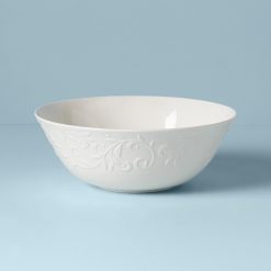 Lenox Everyday Flatware Opal Innocence Carved Serving Bowl