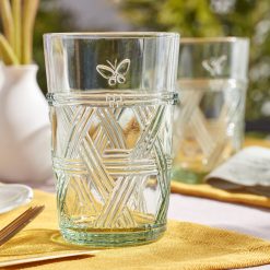 Alternative view of Lenox Everyday Flatware Butterfly Meadow Green Tall Glasses, Set of 4