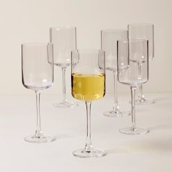 Alternative view of Lenox Everyday Flatware Tuscany Classics Straight White Wine Glasses, Set of 6