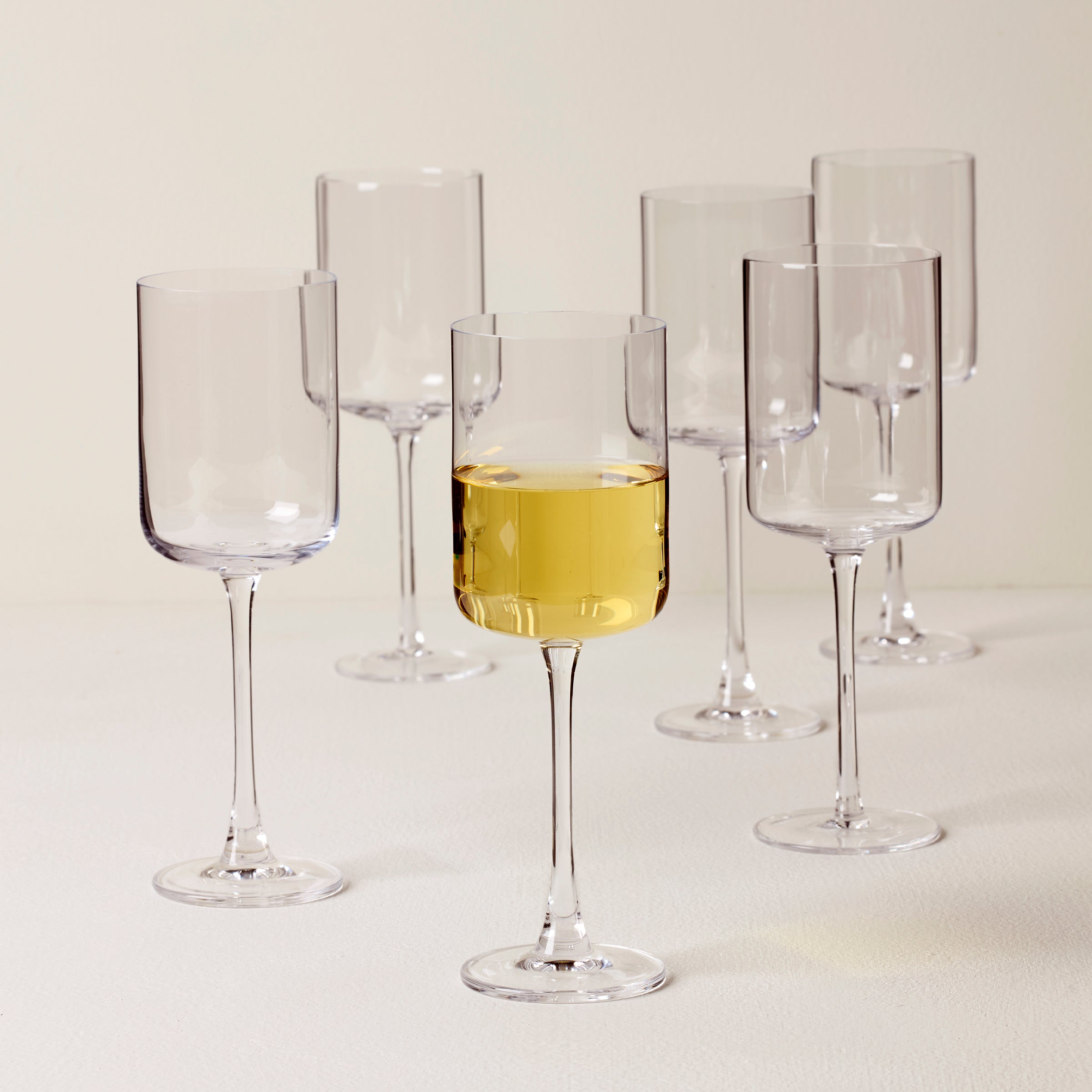 Lenox Everyday Flatware Tuscany Classics Straight White Wine Glasses, Set of 6 - Image 2