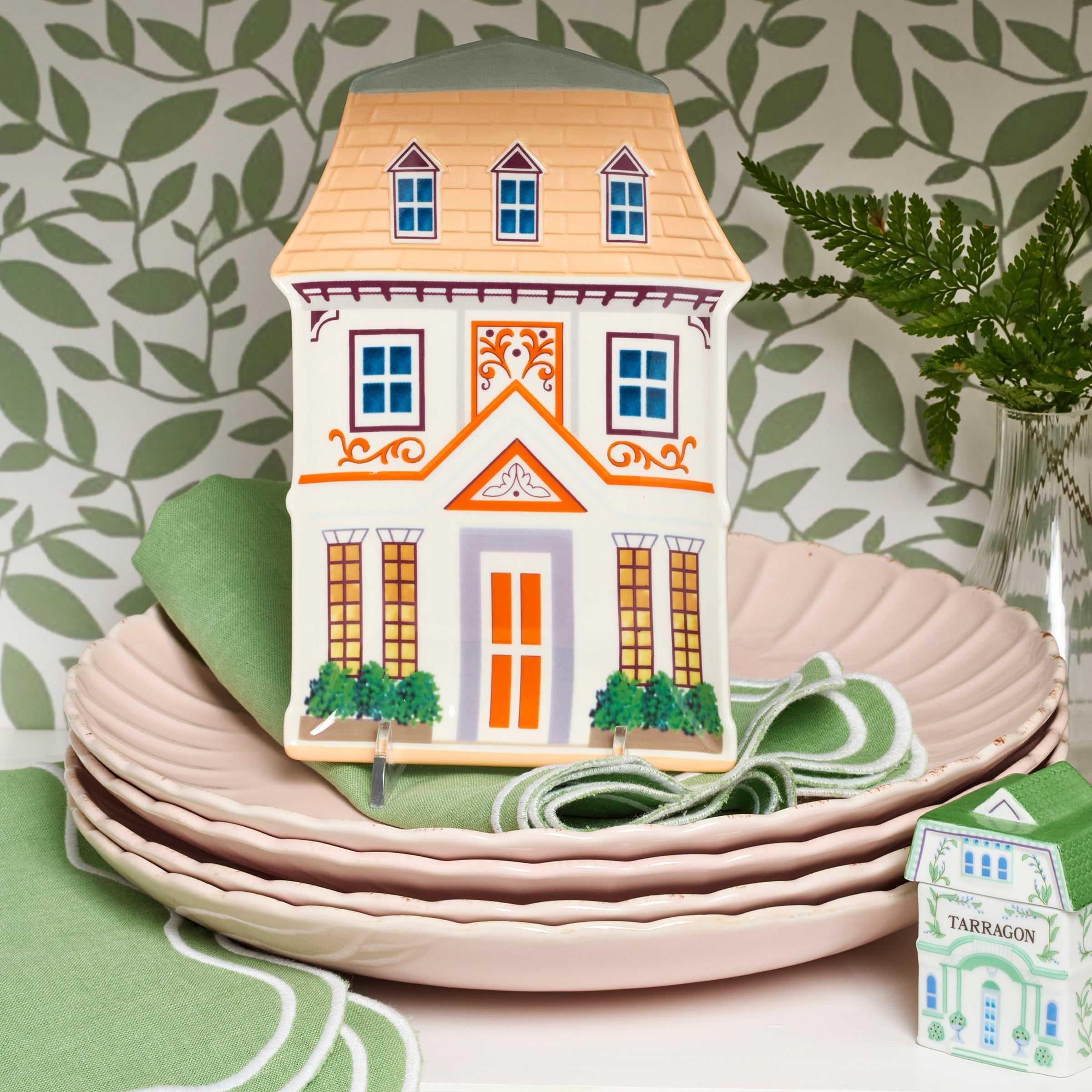 Lenox Everyday Flatware Lenox Spice Village House Accent Plates, Set of 4 - Image 3