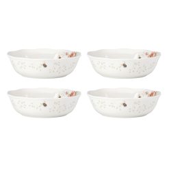 Lenox Everyday Flatware Butterfly Meadow Soup Bowls, Set of 4