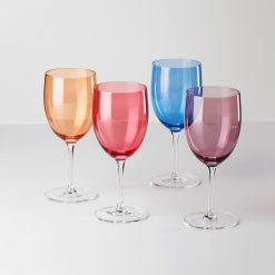 Lenox Everyday Flatware True Colors Wine Glasses, Set Of 4