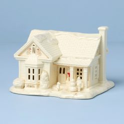 Alternative view of Lenox Everyday Flatware Mistletoe Park 3-Piece Lit Figurine Starter Set