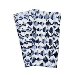 Lenox Everyday Flatware Blue Bay Diamond Dinner Napkin, Set of 2