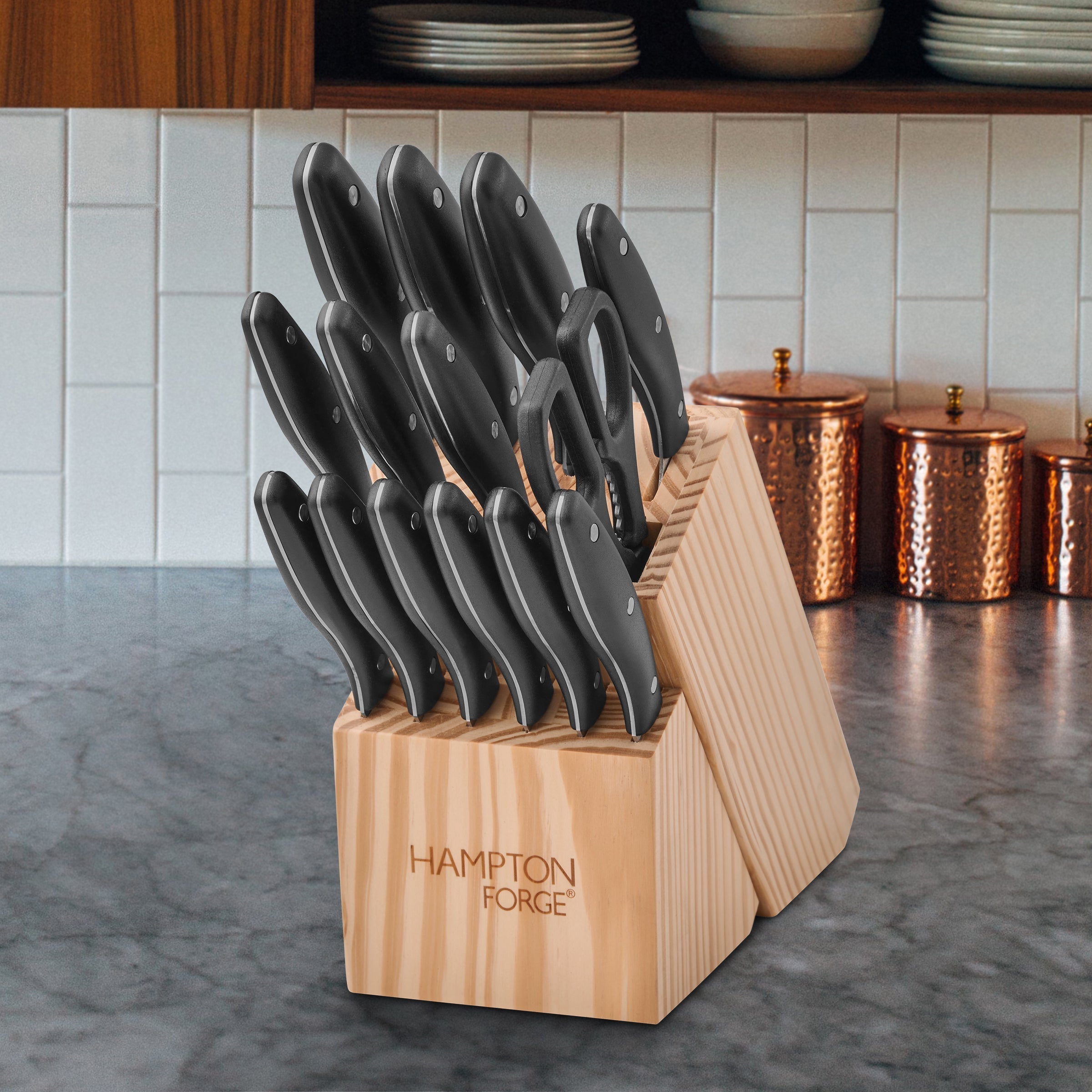 Lenox Everyday Flatware Rochester 15-Piece Cutlery Block Set - Image 4