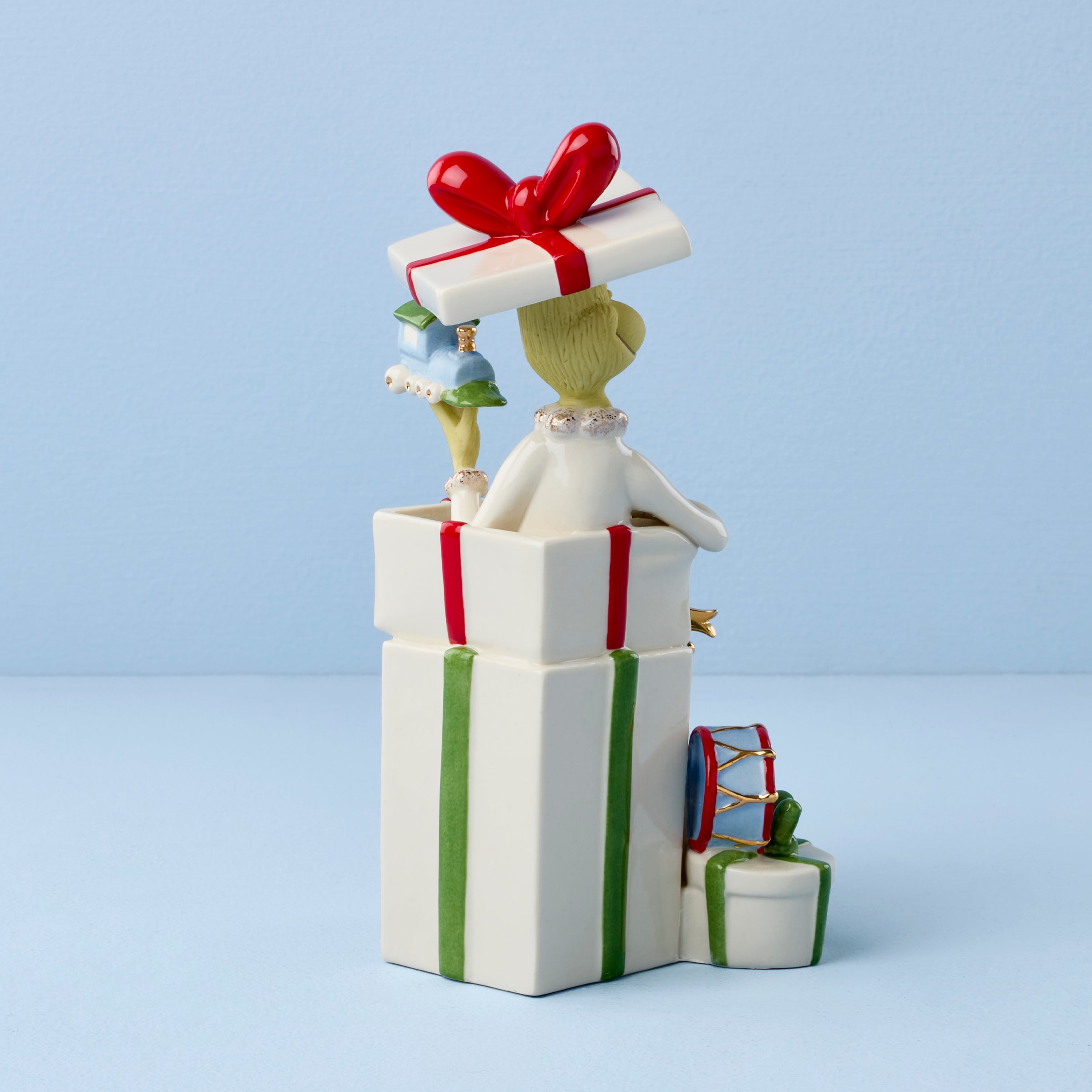 Lenox Everyday Flatware Grinch Gets The Gifts Figurine - Image 2