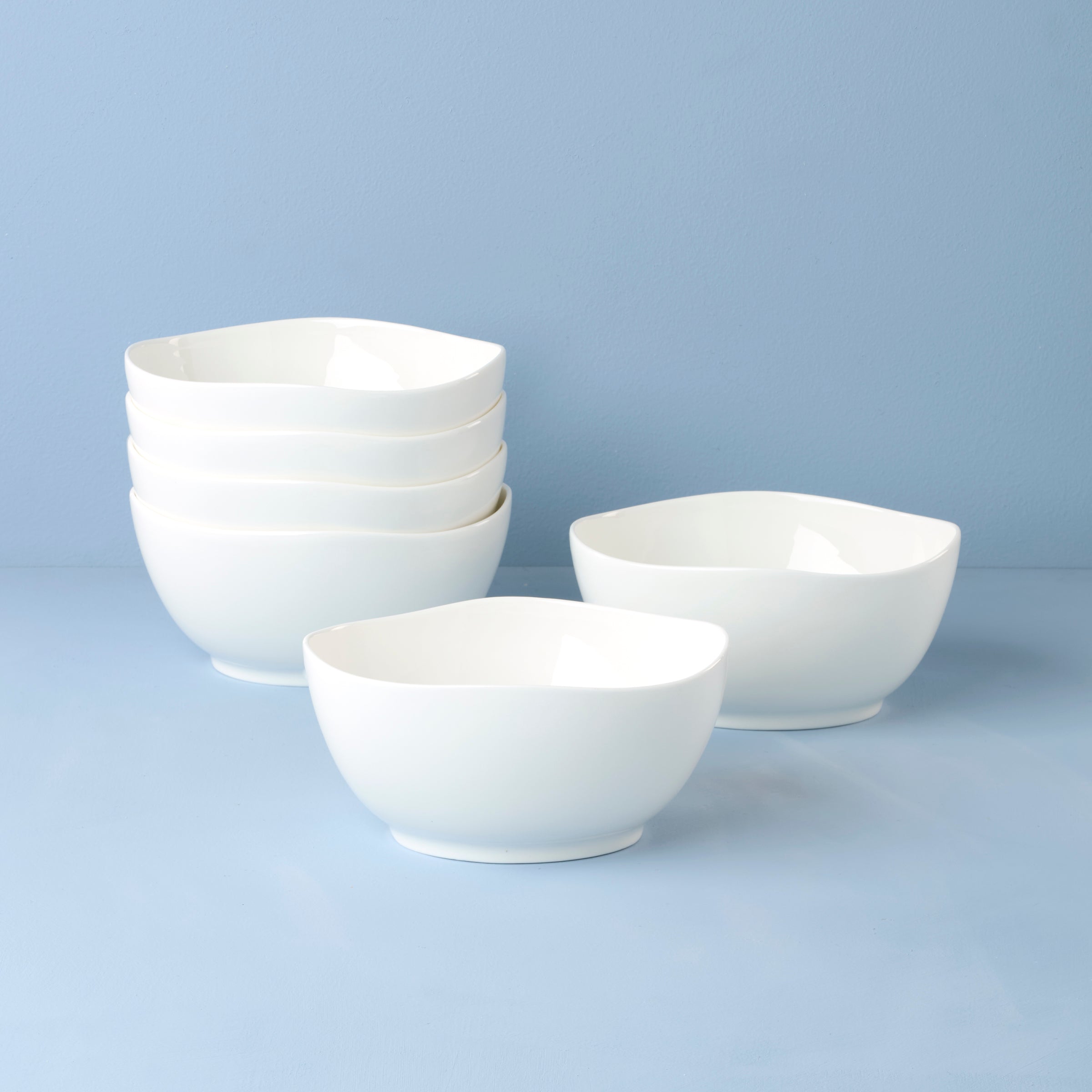 Lenox Everyday Flatware Studio 1414 Curve All-Purpose Bowls, Set of 6