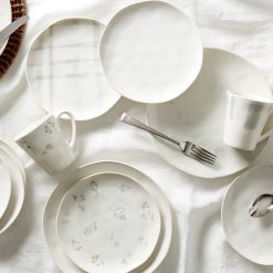 Alternative view of Lenox Everyday Flatware Bay Colors White Dinner Plates, Set of 4