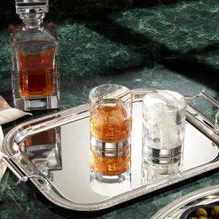 Alternative view of Lenox Everyday Flatware Hudson Crystal 5-Piece Whiskey Set