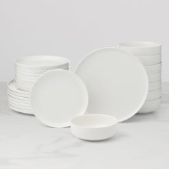Lenox Everyday Flatware 24 Seven White 24-Piece Dinnerware Set