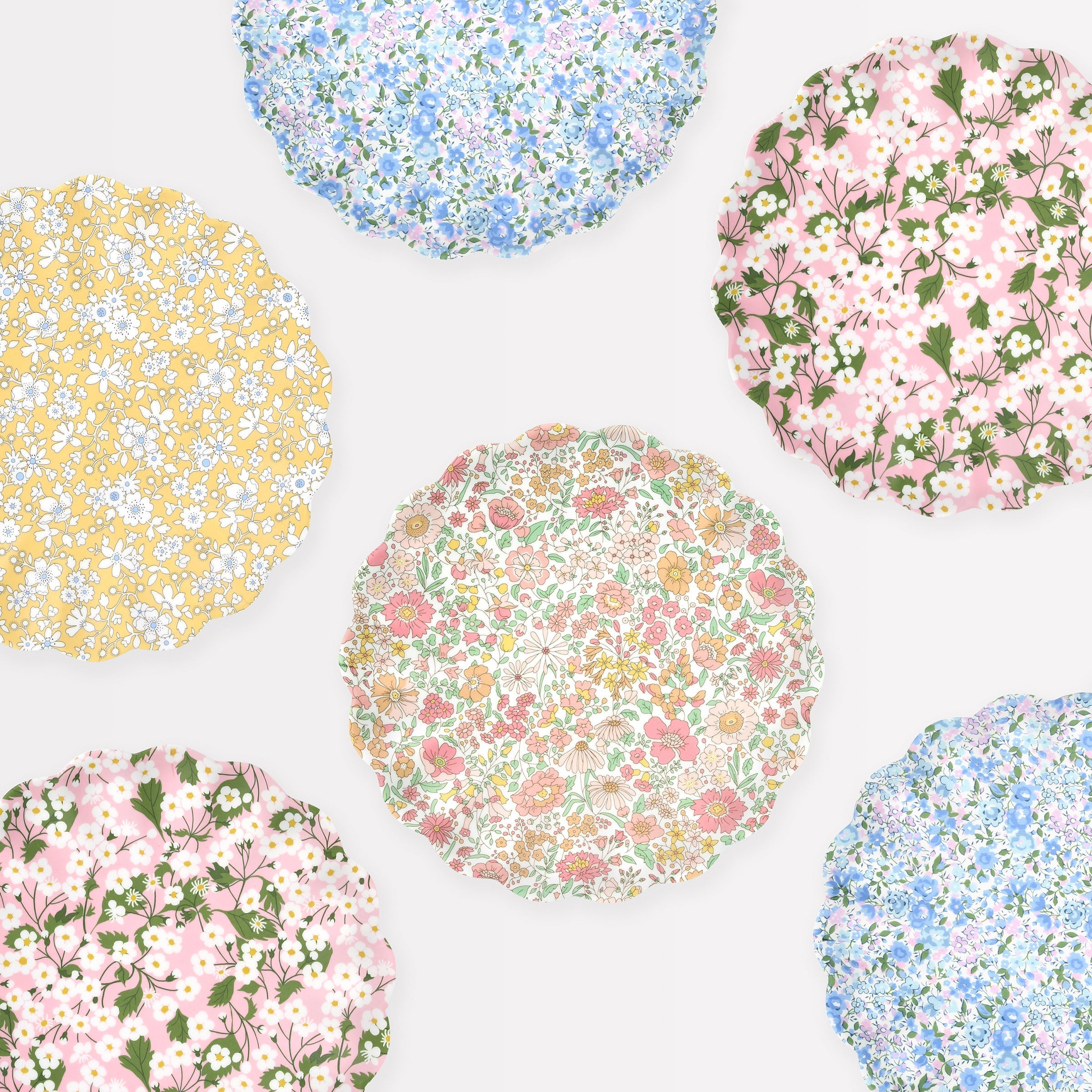 Lenox Everyday Flatware Meri Meri X Liberty Floral Melamine Small Plate, Set of 4 - Image 6