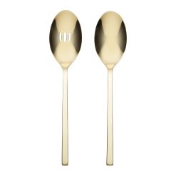 Lenox Everyday Flatware Allay Champagne 2-Piece Serving Spoons