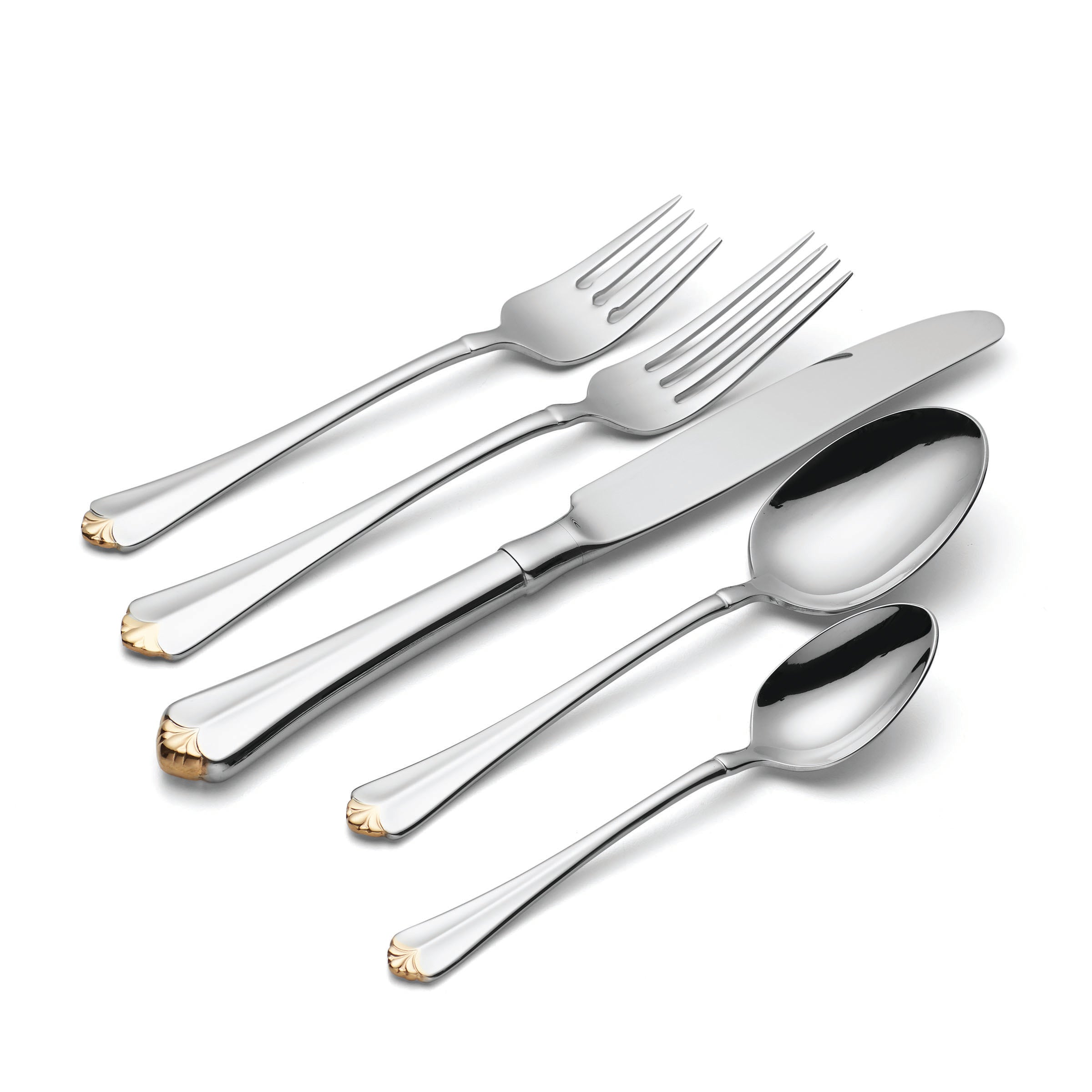 Lenox Everyday Flatware Golden Juilliard 20-Piece Flatware Set - Image 3