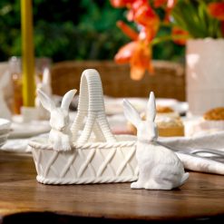 Alternative view of Lenox Everyday Flatware Wicker Creek Bunny Salt & Pepper Set