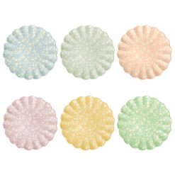 Lenox Everyday Flatware Floral Assorted Bamboo Large Plates, Set of 6