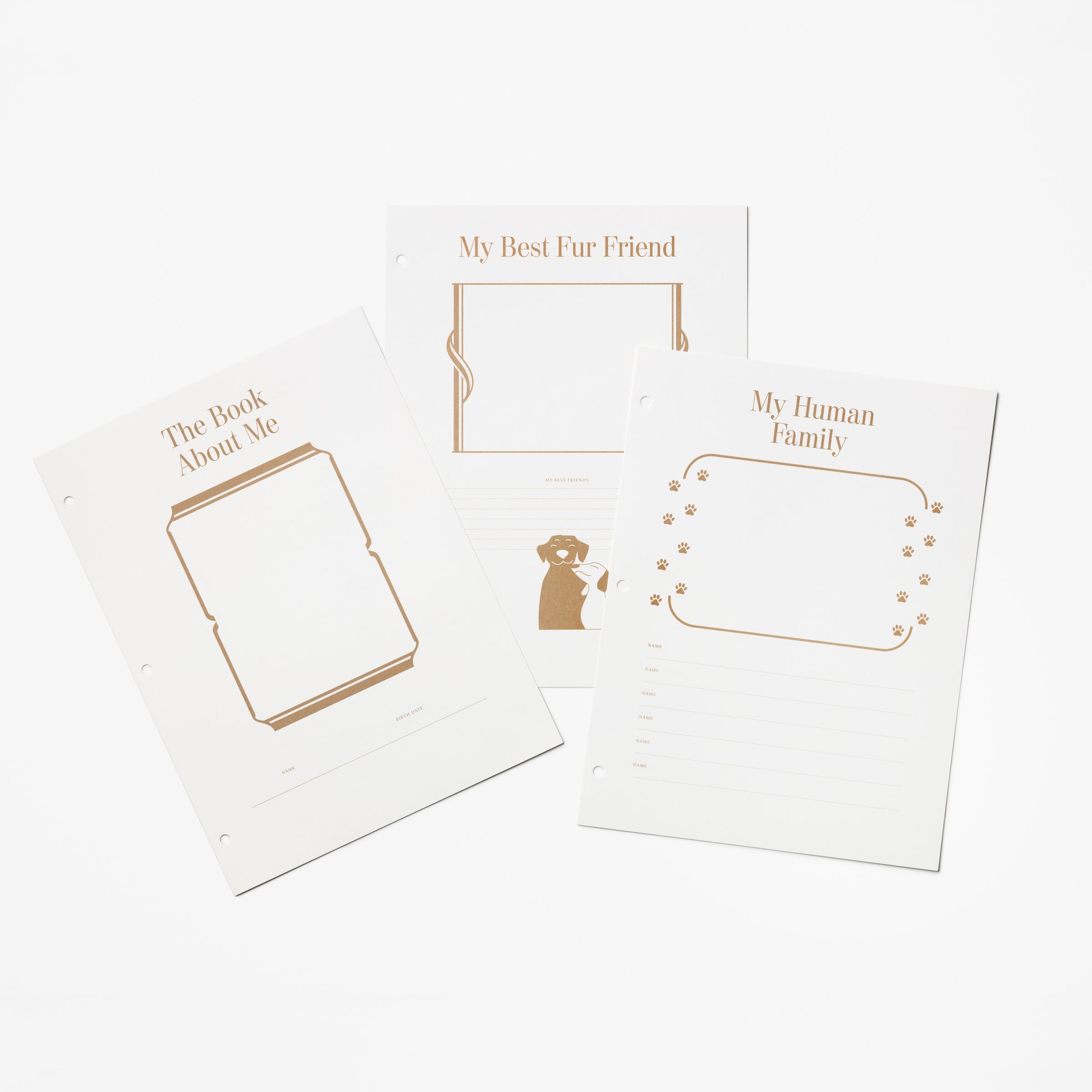 Lenox Everyday Flatware A Dog's Life Photo Album Paper, 10 Pages