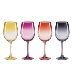 Lenox Everyday Flatware Golden Hour All-Purpose Wine Glasses, Set of 4