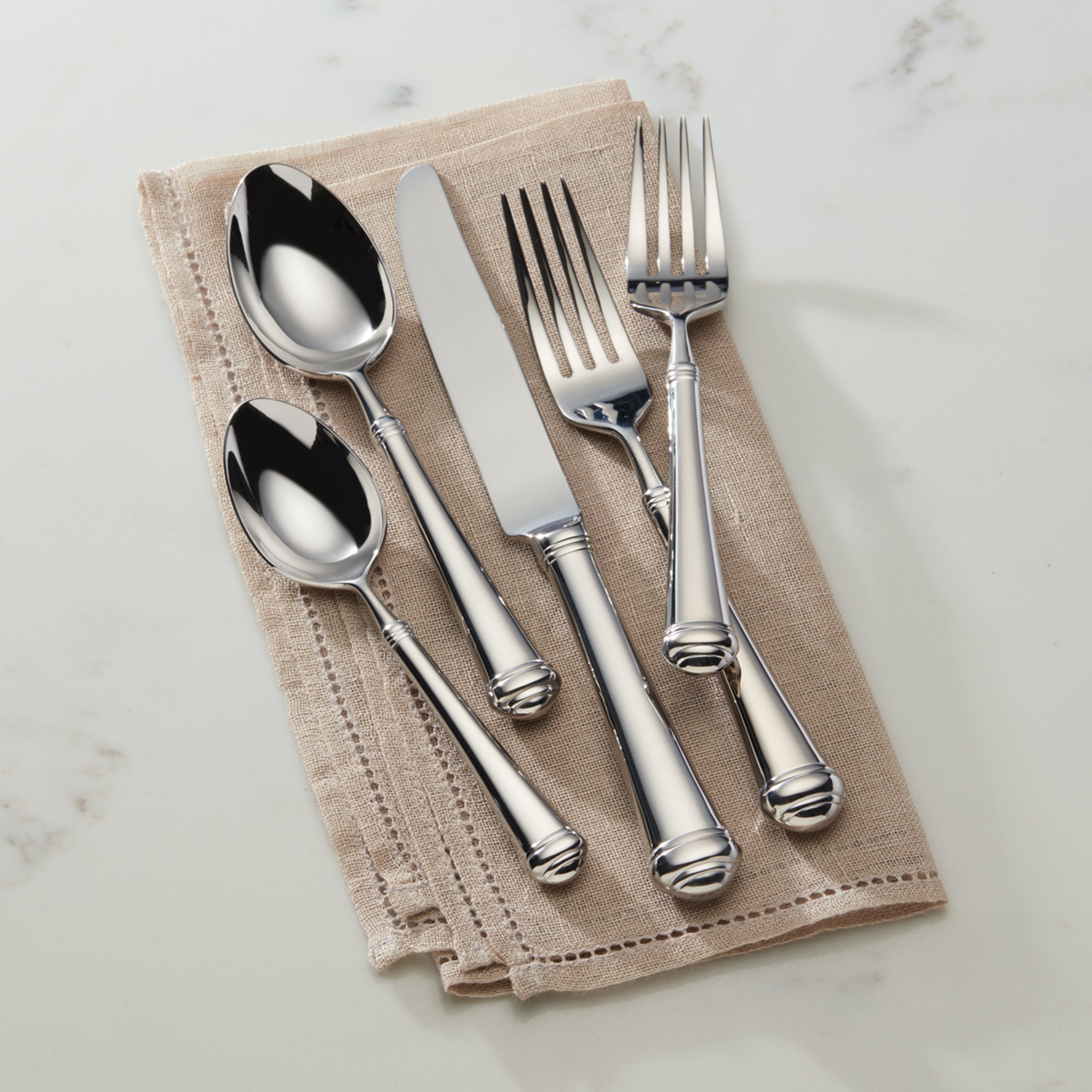 Lenox Everyday Flatware Allora 5-Piece Place Setting - Image 2