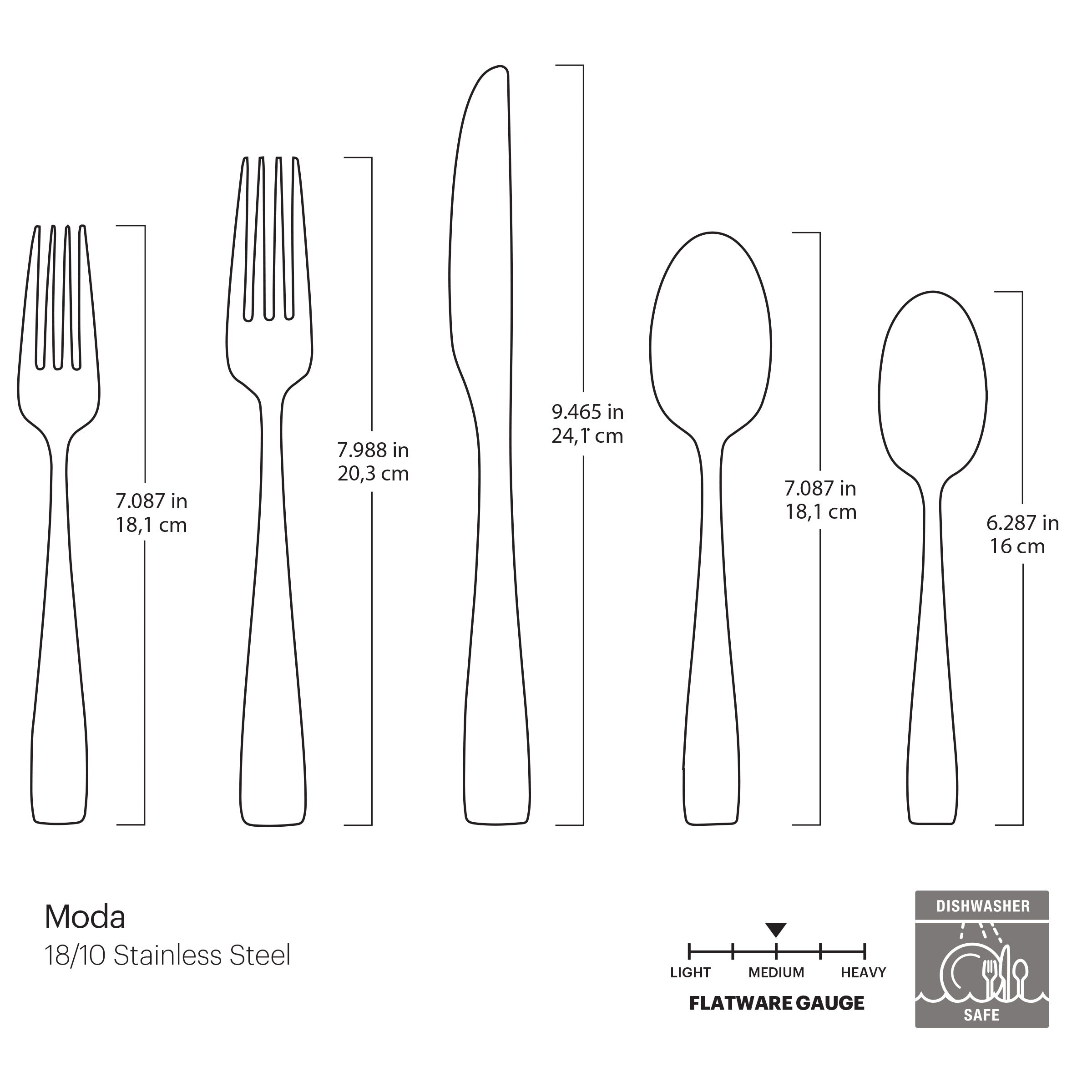 Lenox Everyday Flatware Moda Gold Satin 20-Piece Flatware Set - Image 6