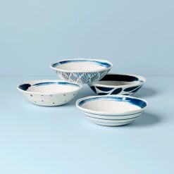 Lenox Everyday Flatware Blue Bay Melamine All-Purpose Bowls, Set of 4