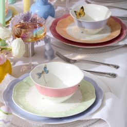 Alternative view of Lenox Everyday Flatware Butterfly Meadow Colors 4-Piece Dessert Bowl Set