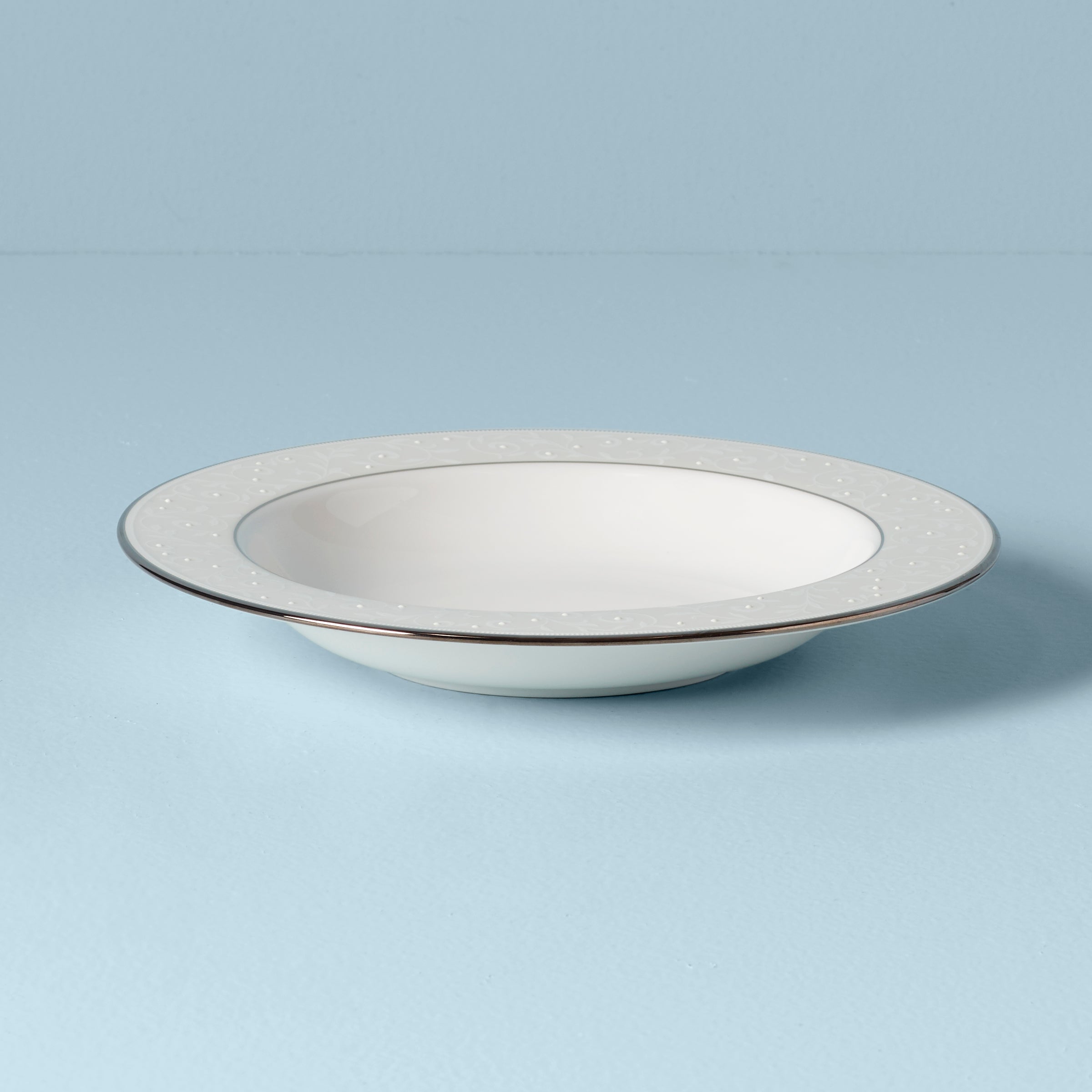 Lenox Everyday Flatware Opal Innocence Rimmed Bowl