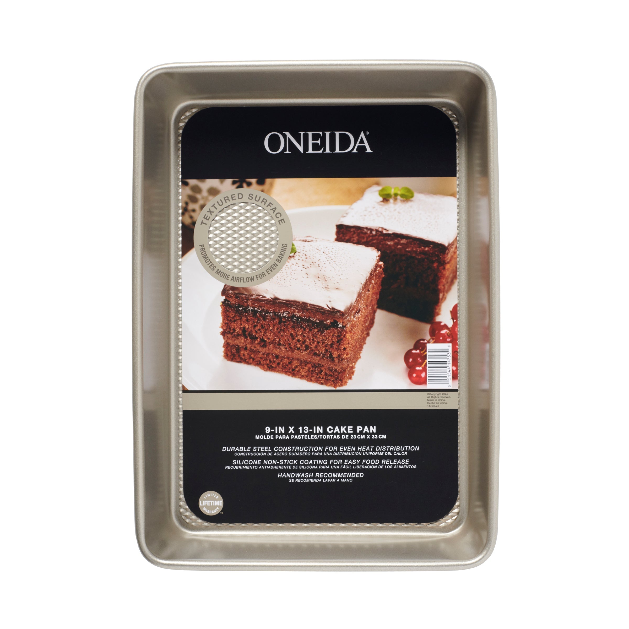 Lenox Everyday Flatware Oneida Kitchen 9x13 Textured Cake Pan