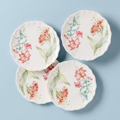 Lenox Everyday Flatware Butterfly Meadow Melamine Accent Plates, Set of 4
