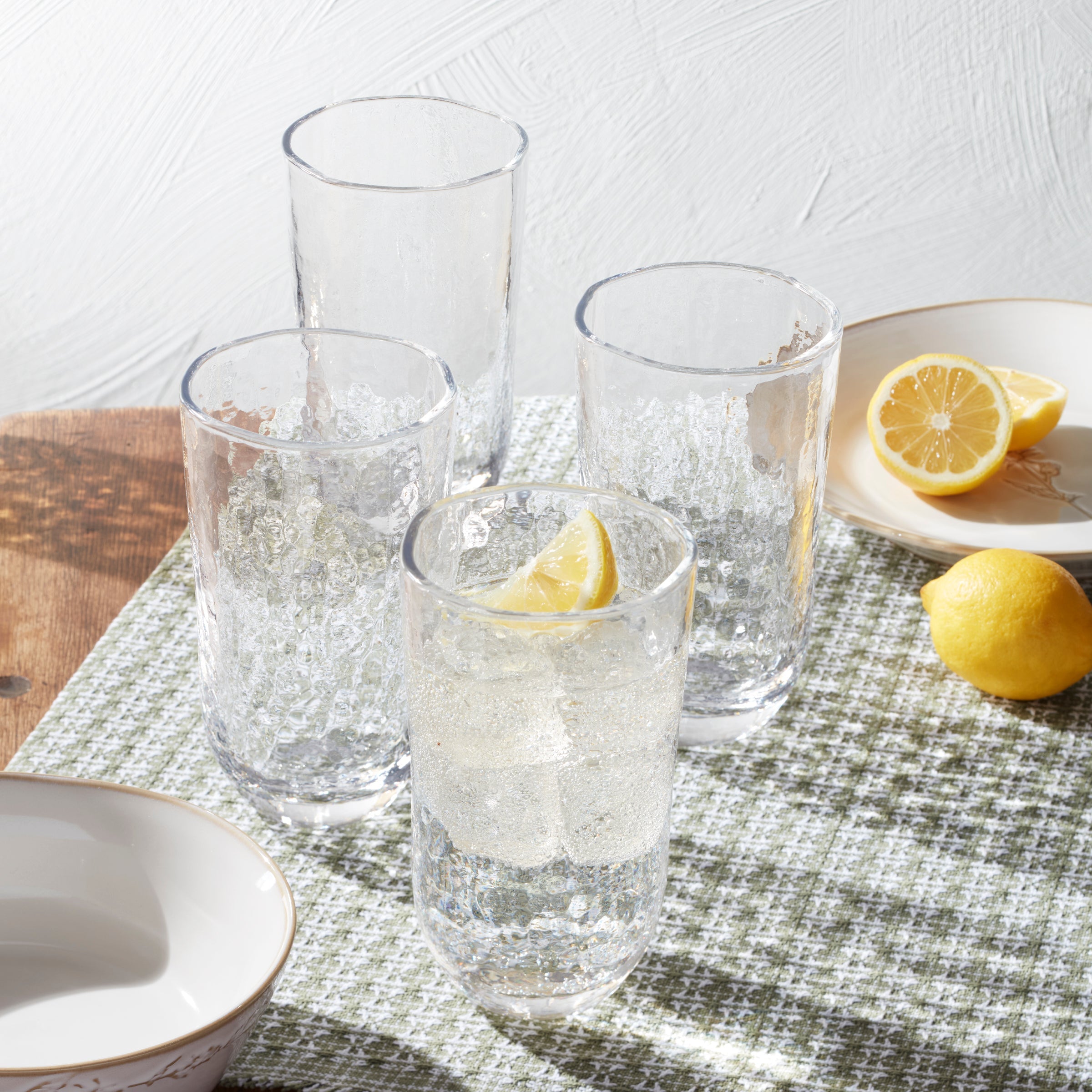 Lenox Everyday Flatware Homespun Clear Tall Tumbler - Set Of 4 - Image 4