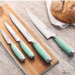 Alternative view of Lenox Everyday Flatware Epicure Pistachio 17-Piece Cutlery Block Set