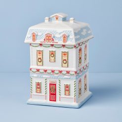Alternative view of Lenox Everyday Flatware Lenox Holiday Village Christmas Cookie Jar