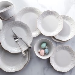 Alternative view of Lenox Everyday Flatware French Perle White 12-Piece Dinnerware Set