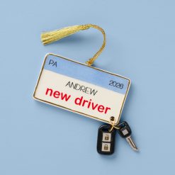 Lenox Everyday Flatware Personalized New Driver Ornament