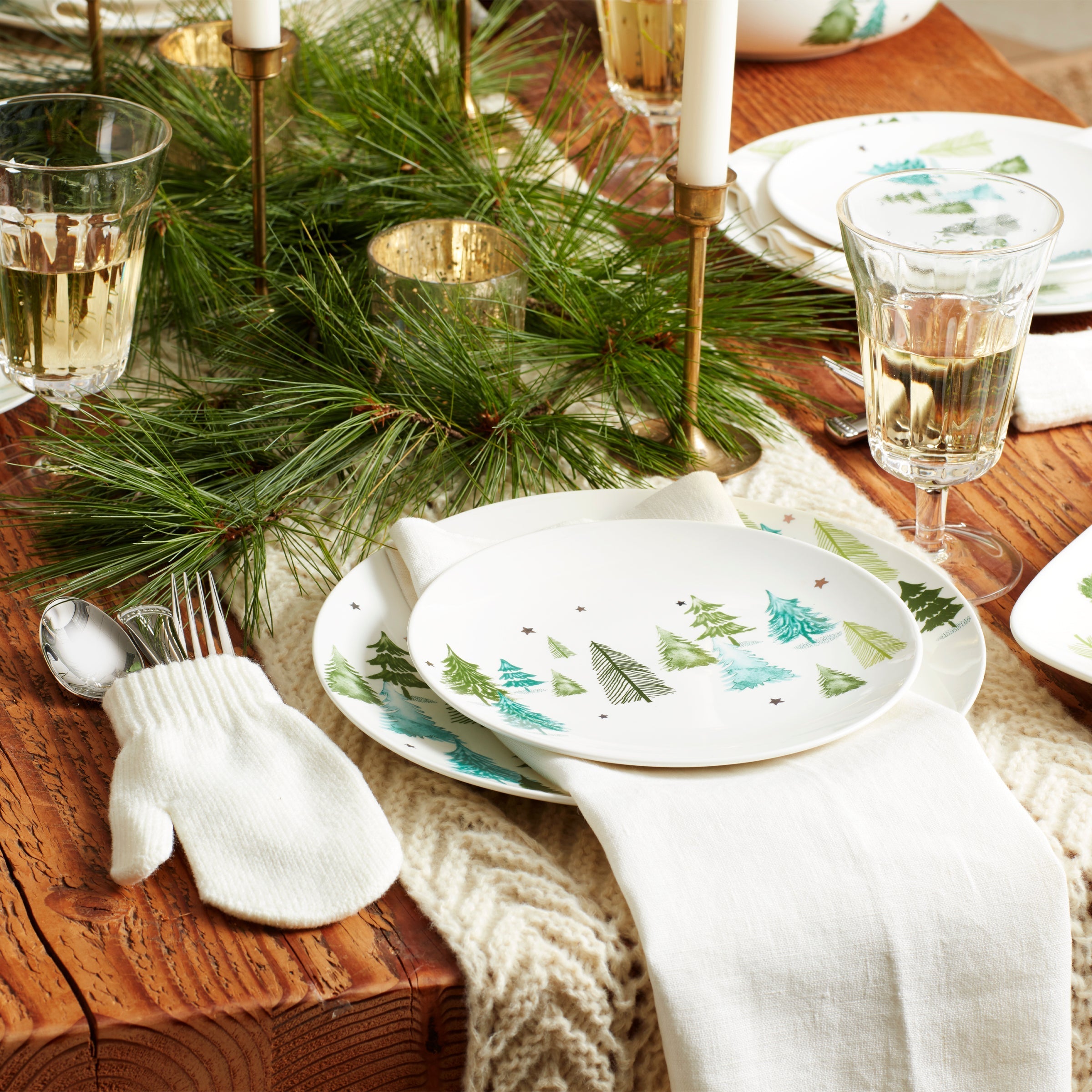Lenox Everyday Flatware Balsam LaneTidbit Plates, Set of 4 - Image 3
