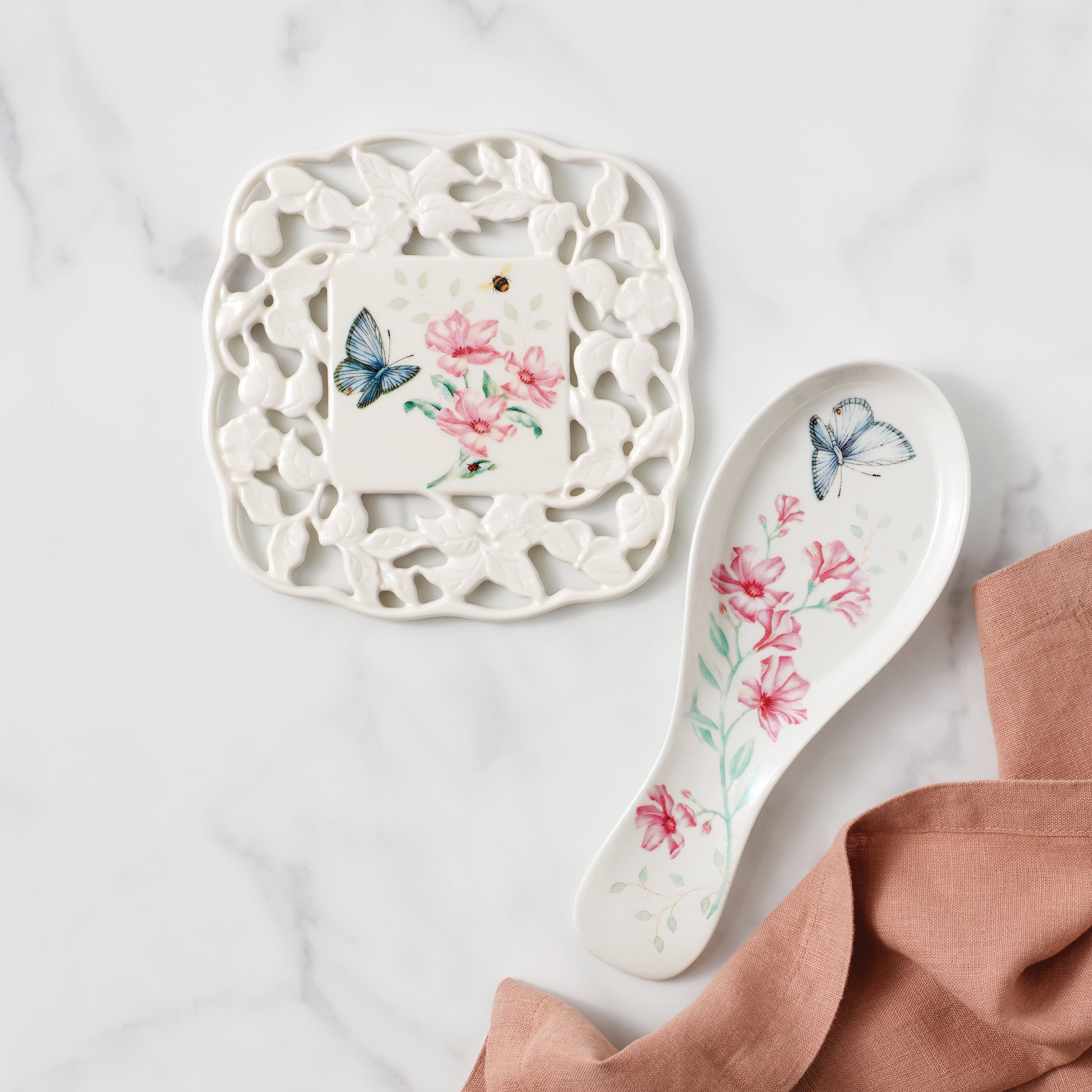Lenox Everyday Flatware Butterfly Meadow Spoon Rest - Image 3