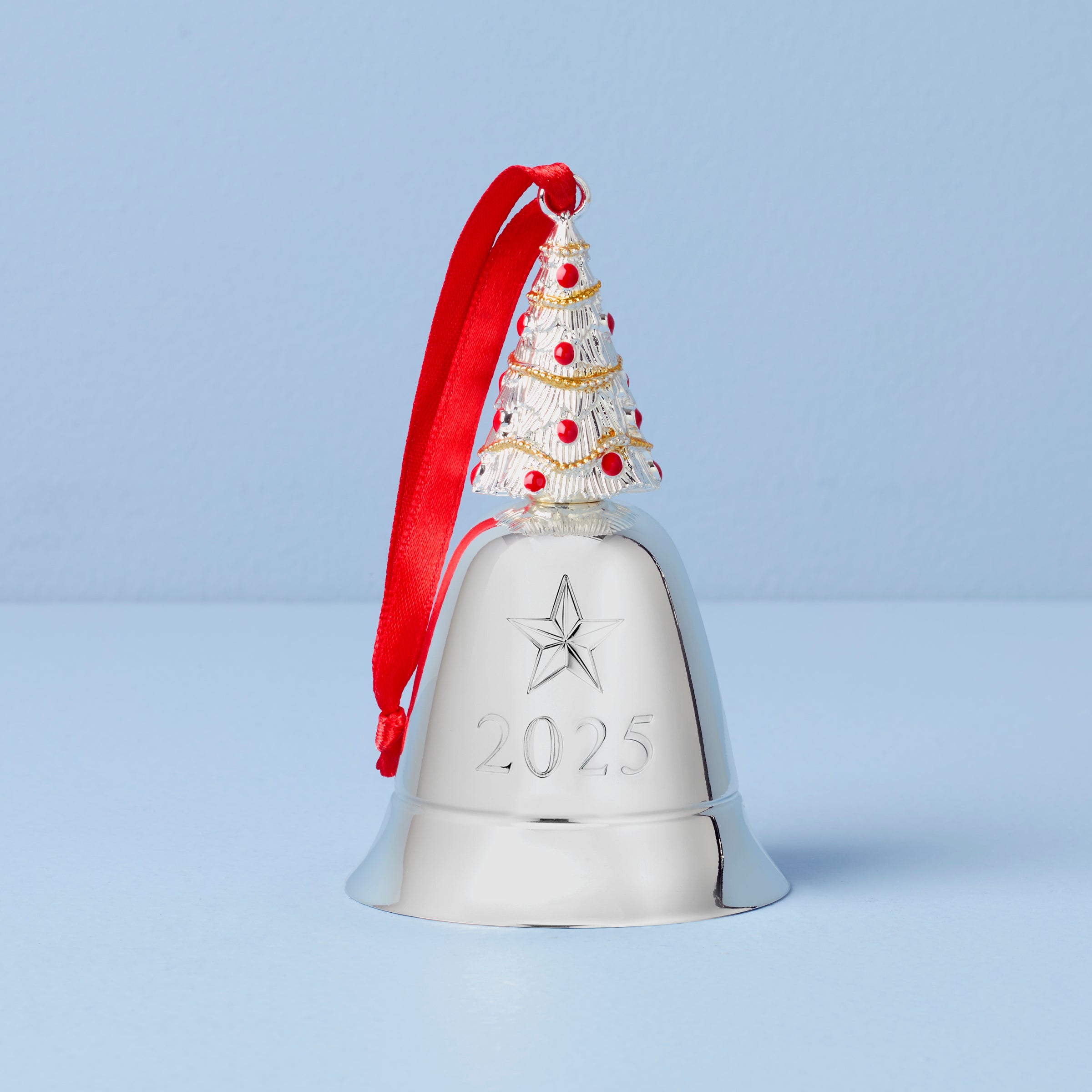 Lenox Everyday Flatware 2025 Musical Bell Silverplate Ornament