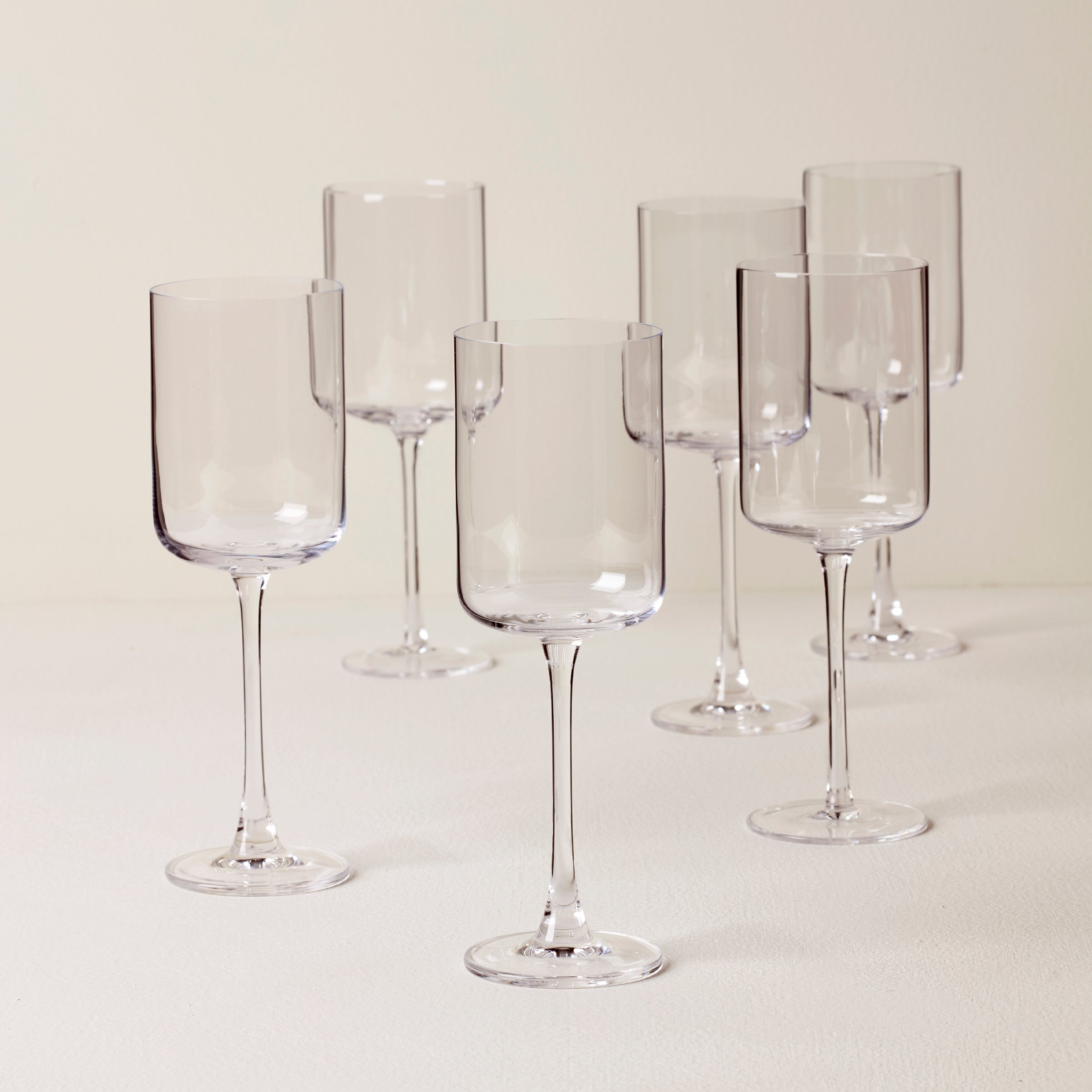 Lenox Everyday Flatware Tuscany Classics Straight White Wine Glasses, Set of 6
