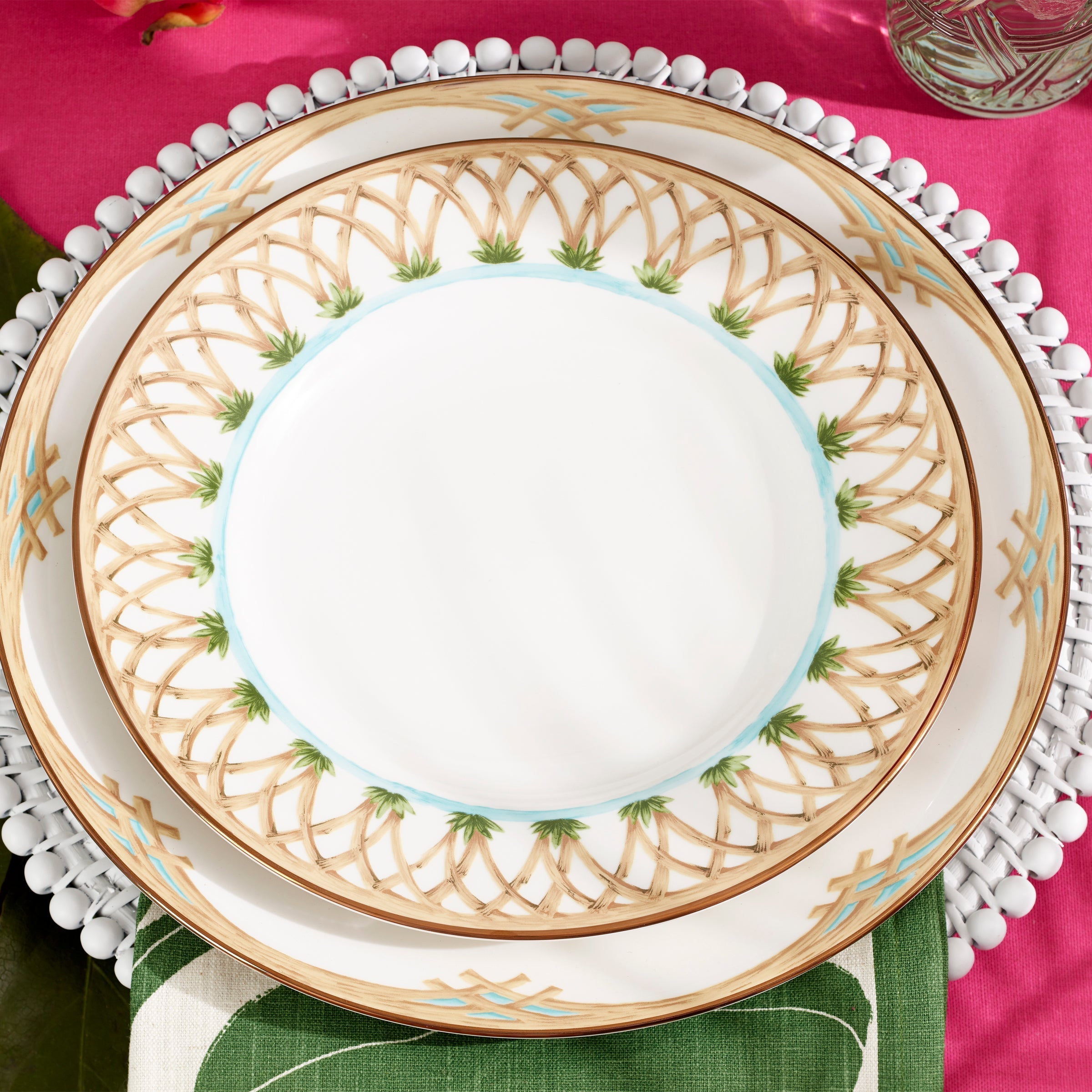 Lenox Everyday Flatware British Colonial Bamboo Dinner Plate - Image 2